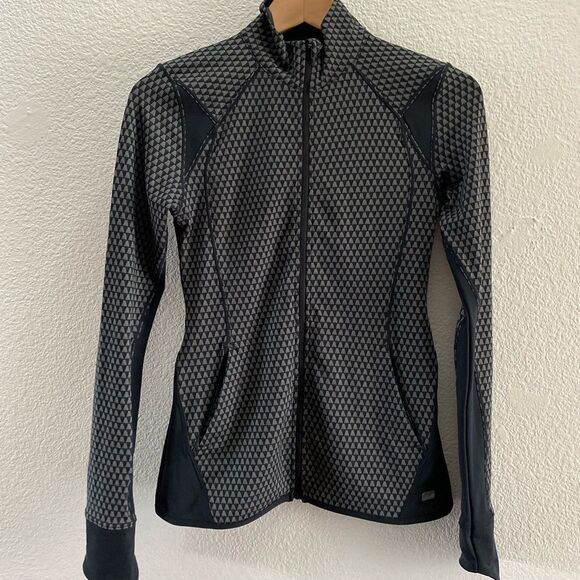 ASICS Fitsana Zip Jacket 125883 XS Extra Small EUC $90 Gym Running - Picture 1 of 4